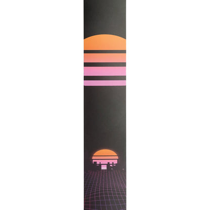 D'Addario Outrun Printed Leather Guitar Strap, Power Grid