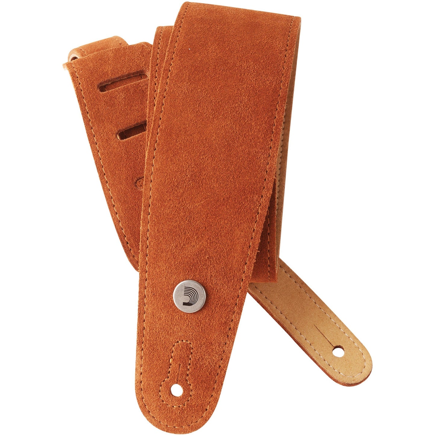 D'Addario Suede Guitar Strap, Honey