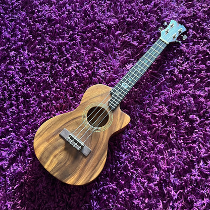 Custom "The Little Mermaid" Inlay Tenor Ukulele (w/ Case)