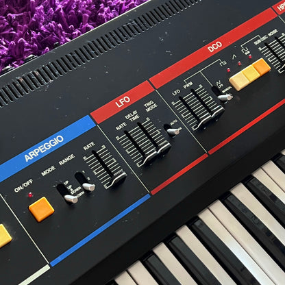 Early 1980s Roland JUNO-6 Polyphonic Analog Synthesizer Vintage (Factory 240V)