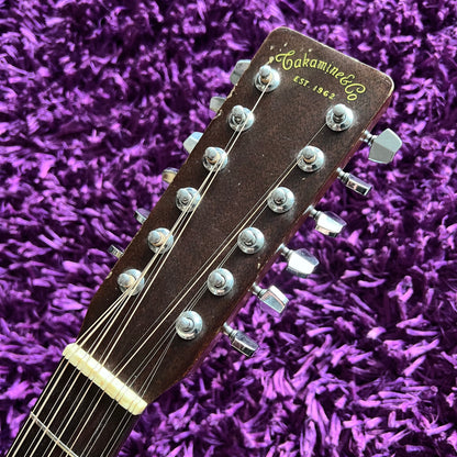 Late 1970s Takamine F-385 12 String Dreadnought Acoustic Guitar (MIJ)