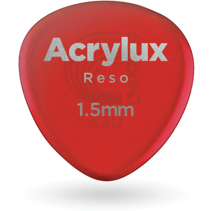 D'Addario Acrylux Reso Mandolin Pick, 1.5MM, - Pack