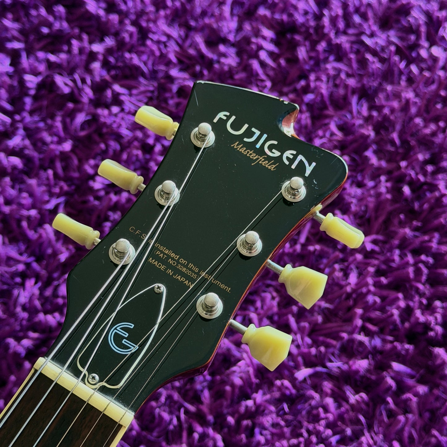 2010 Fujigen Masterfield P90 Semi-Hollow Antique Sunburst (MIJ Fujigen)