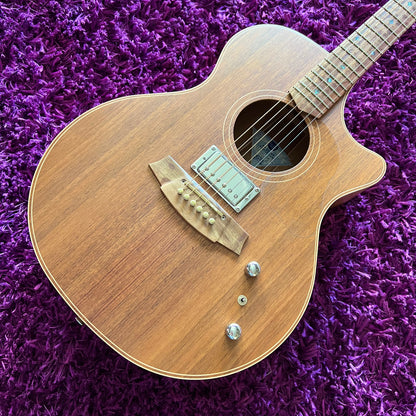 2021 Cole Clark Angel CCAN2EC-BLBL-HUM Humbucker Acoustic Electric Guitar (w/ OHSC)