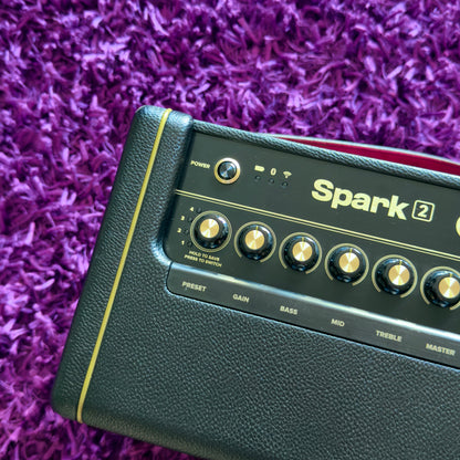 2020s Positive Grid Spark 2 50-Watt Smart Guitar Amp and Bluetooth Speaker (Black)