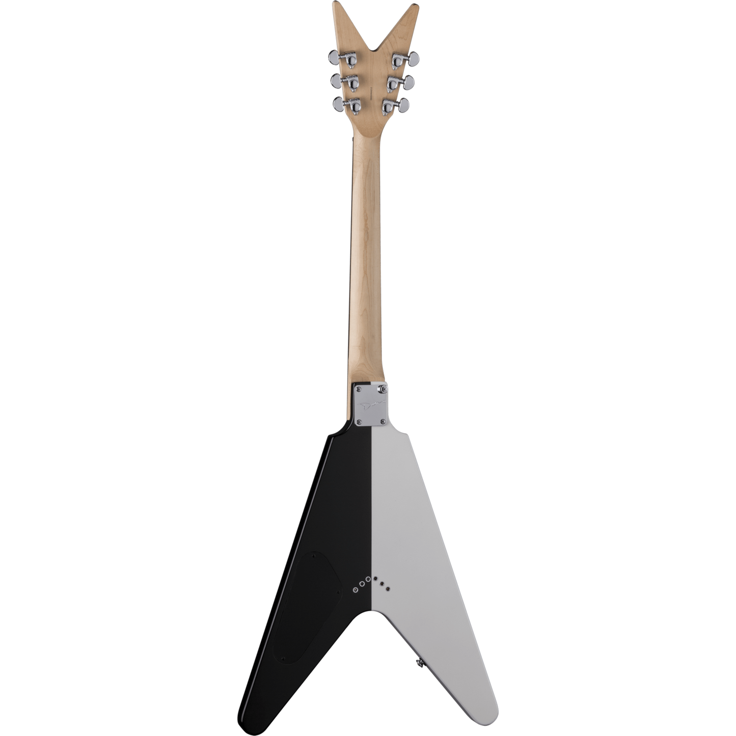 Dean MSSTD Michael Schenker Standard Flying V Black/White Electric Guitar