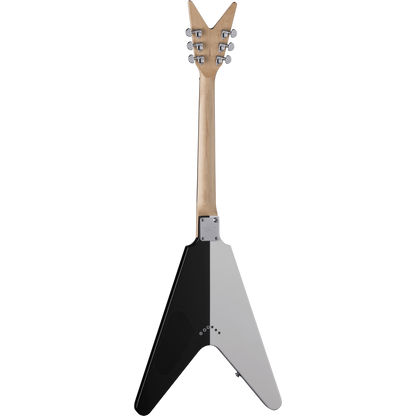 Dean MSSTD Michael Schenker Standard Flying V Black/White Electric Guitar