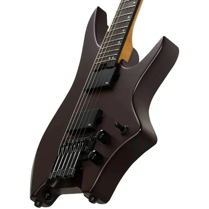 HILS HN5 – Satin Metallic Deep Purple – Headless 6-String Guitar