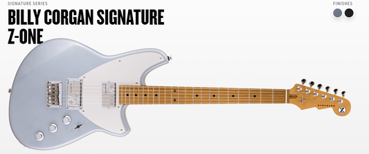 Reverend Billy Corgan Signature Z-One Metallic Silver Freeze