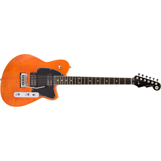 Reverend Reeves Gabrels Signature FM Rock Orange Flame Maple