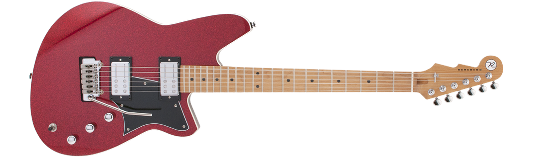 Reverend Tommy Koffin Signature Red Metal Flake