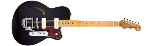 Reverend Club King 290 Midnight Black w/ Bigsby