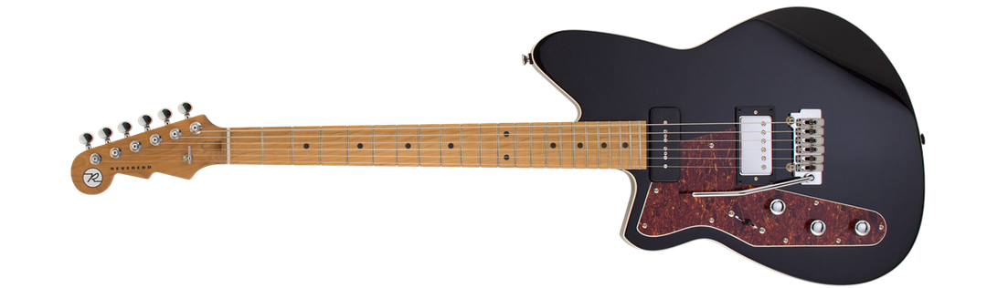 Reverend Double Agent W w/ Wilkinson Tremolo Midnight Black