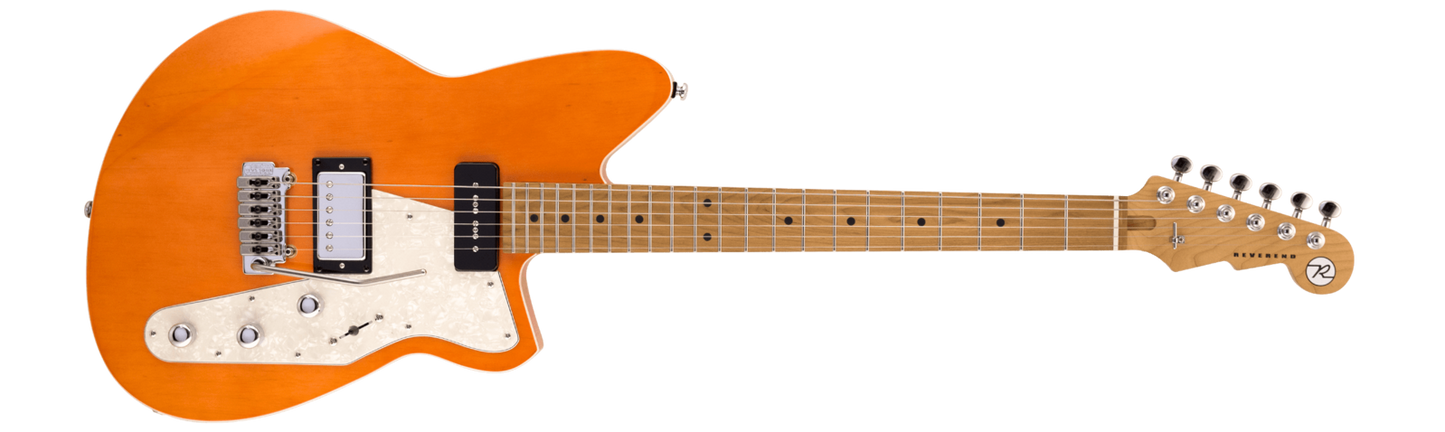 Reverend Double Agent W w/ Wilkinson Tremolo Rock Orange