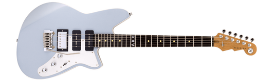 Reverend Six Gun HPP 25th Anniversary w/ Wilkinson Tremolo Metallic Silver Freeze