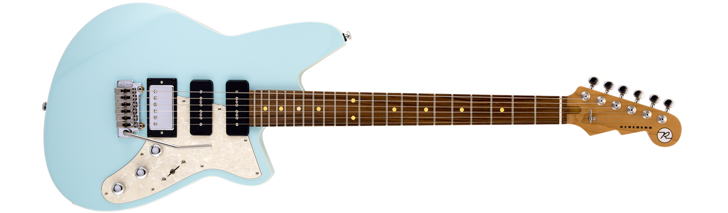 Reverend Six Gun HPP w/ Wilkinson Tremolo Chronic Blue