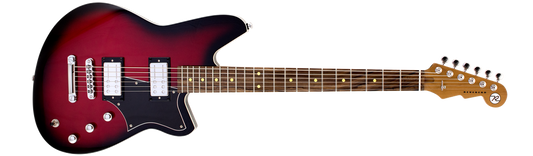 Reverend Descent RA Baritone Metallic Red Burst