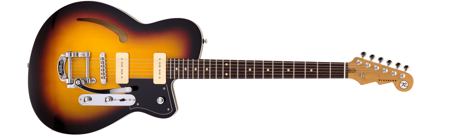 Reverend Club King 290 3-Tone Burst w/ Bigsby