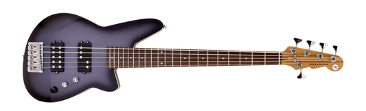 Reverend Mercalli 5 Bass Periwinkle Burst