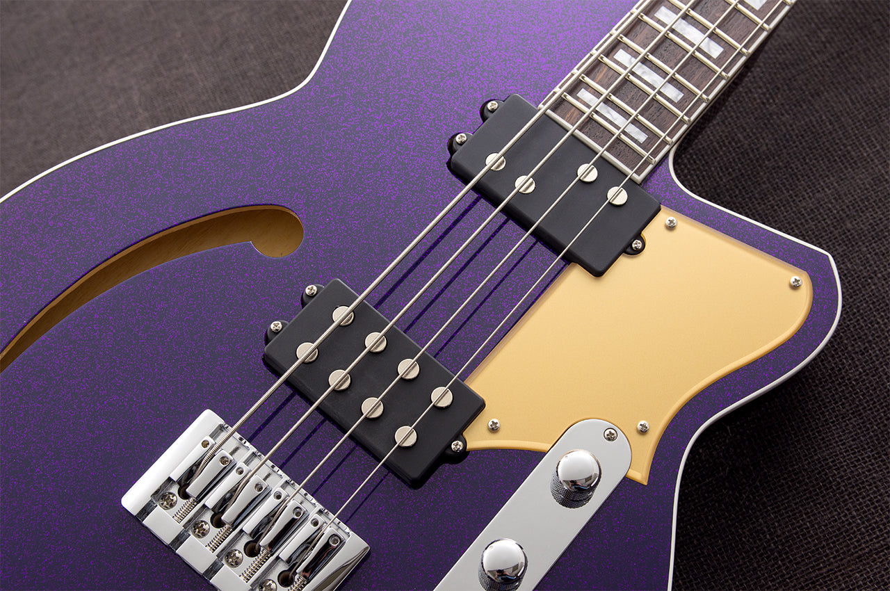 Reverend Linhbacker Bass Purple Sparkle