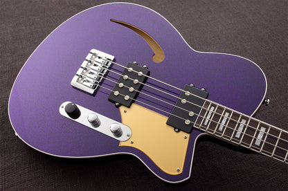 Reverend Linhbacker Bass Purple Sparkle