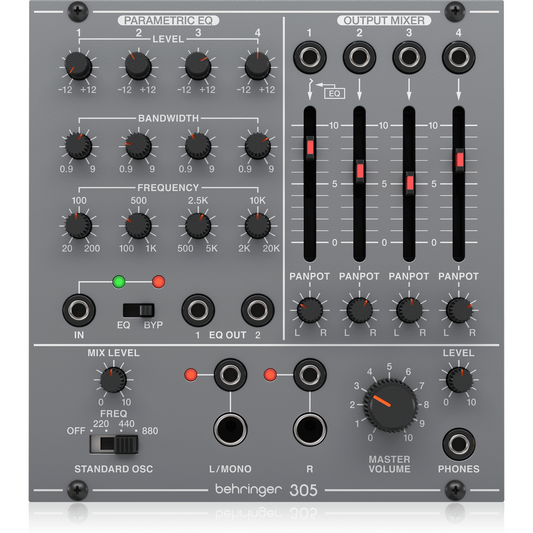 Behringer SYSTEM 100 305 EQ/MIXER/OUTPUT Eurorack Module