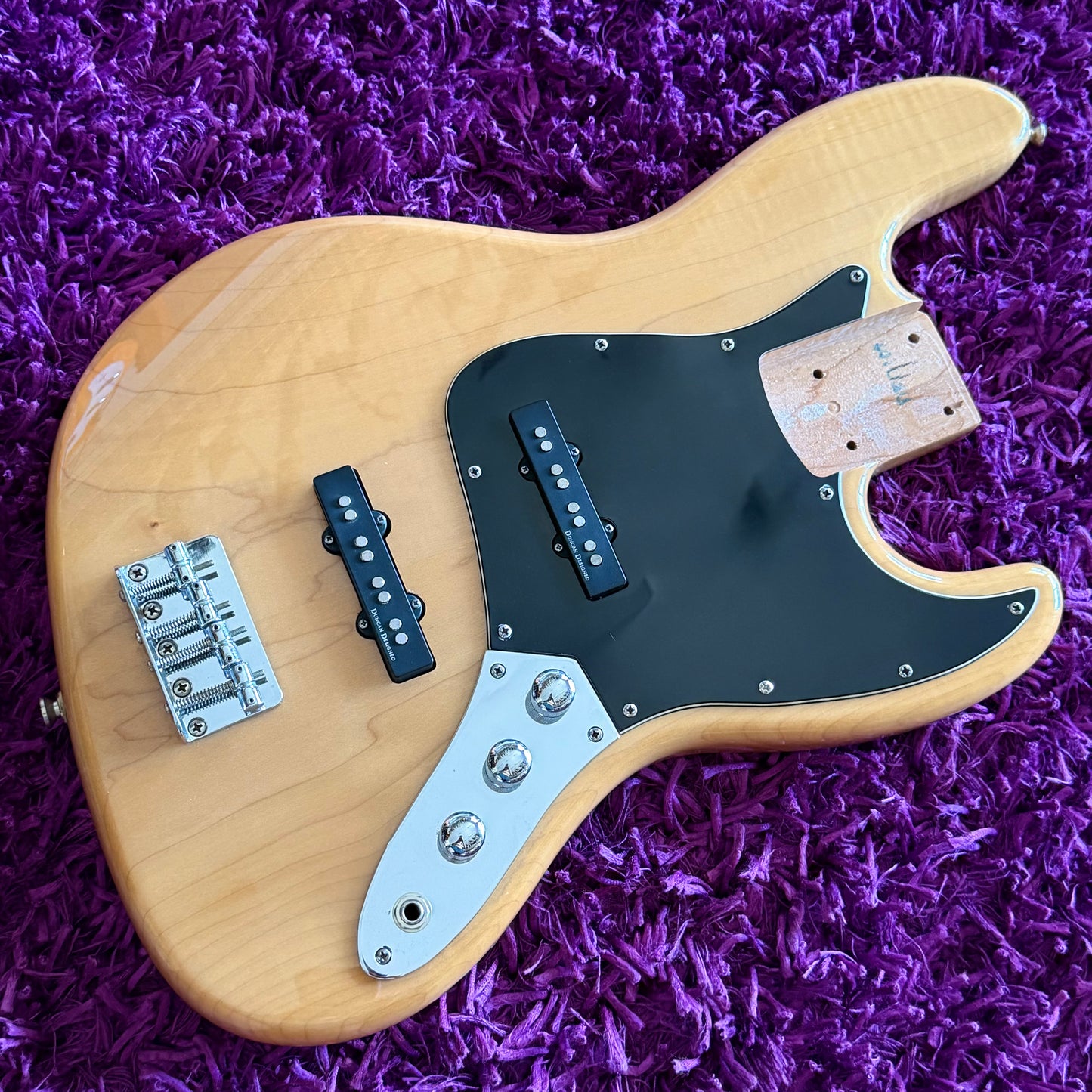 2010s Squier Vintage Modified 70s Jazz Bass Natural (Loaded Body)