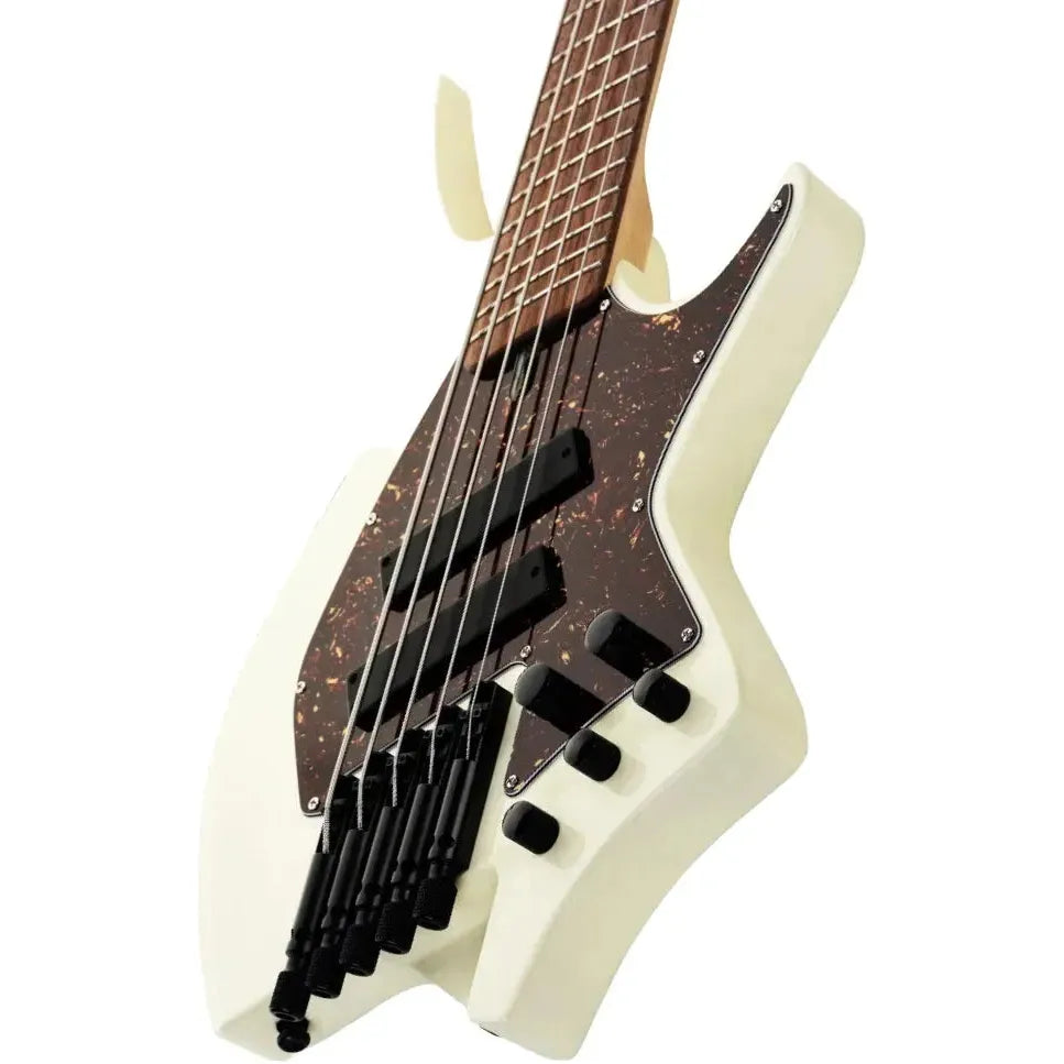 HILS HNB5 – Gloss Ivory – Headless 5-String Bass