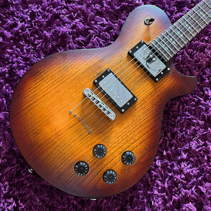 Michael Kelly Patriot Decree Open Pore Electric Guitar - Caramel Burst