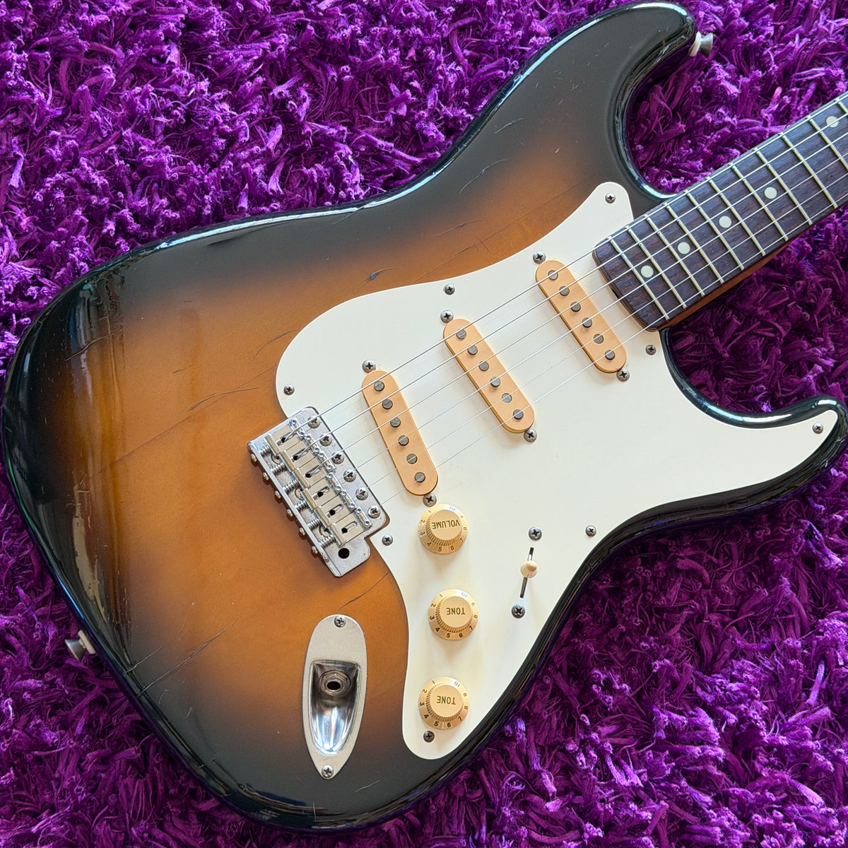 1984-87 Fender Boxer Stratocaster ST-456 Tobacco Sunburst (MIJ Fujigen)