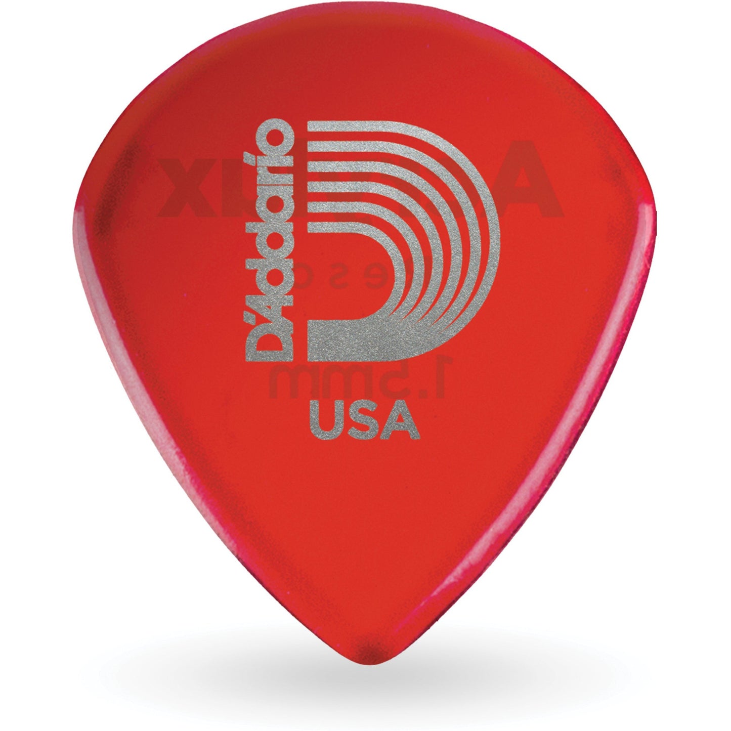 D'Addario Acrylux Reso Jazz Guitar Pick, 25-Pack