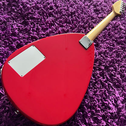 1990s ROX by Combat Guitars (VOX) Mark VI Teardrop Red (MIJ)