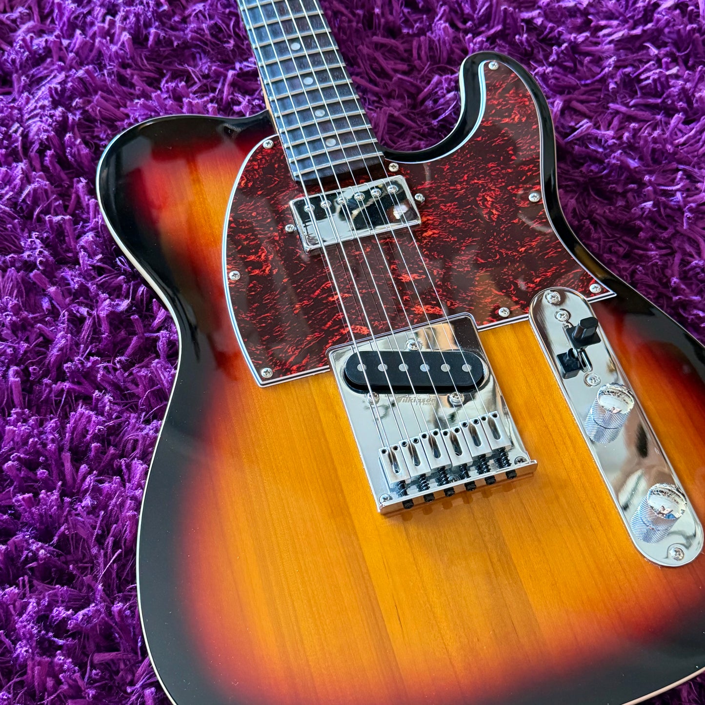 2020s Jet JT-350 Sunburst Telecaster Custom Style Electric Guitar