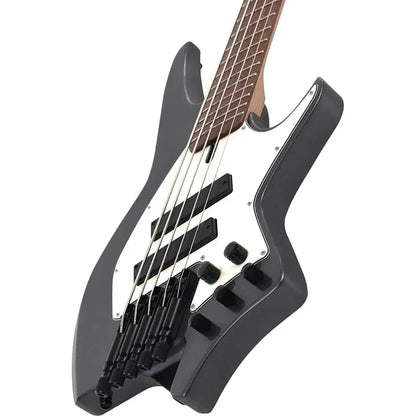 HILS HNB5 – Gloss Gunmetal Gray – Headless 5-String Bass