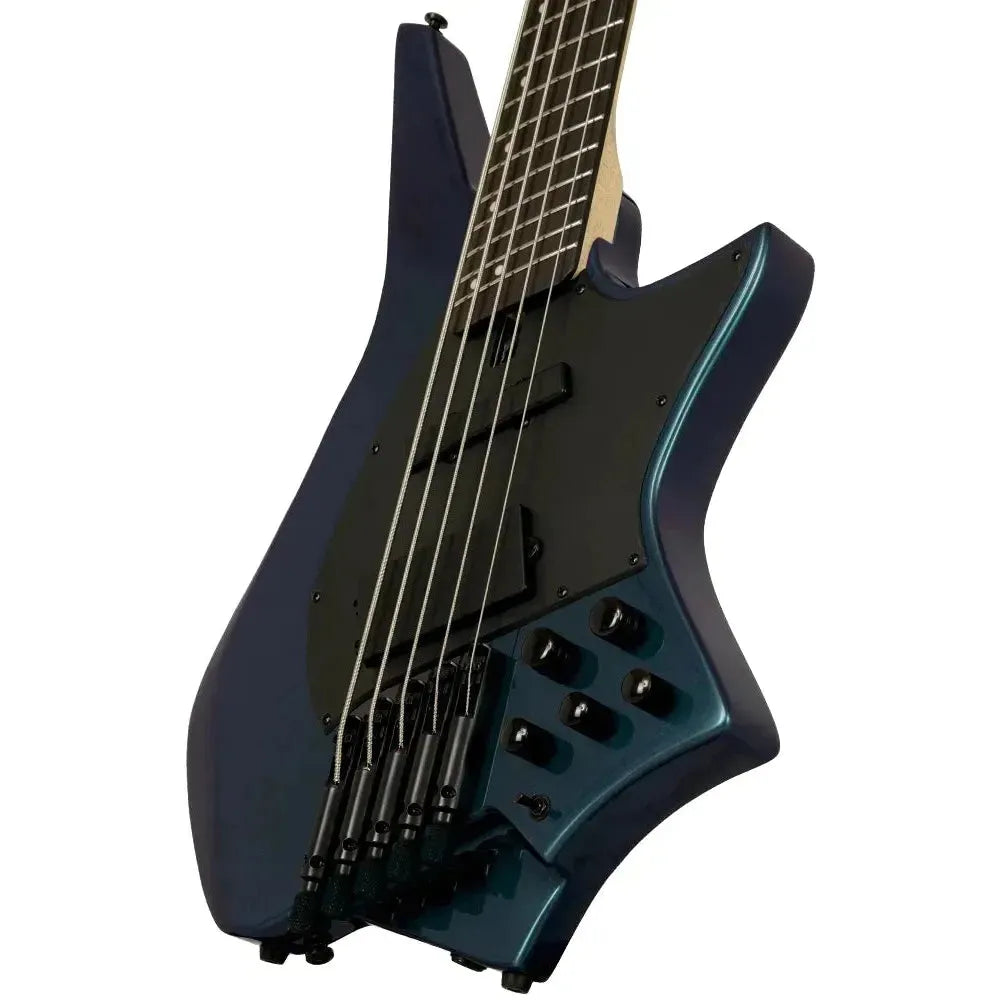 HILS HZB5 – Gloss Mystic Purple – Headless 5-String Bass