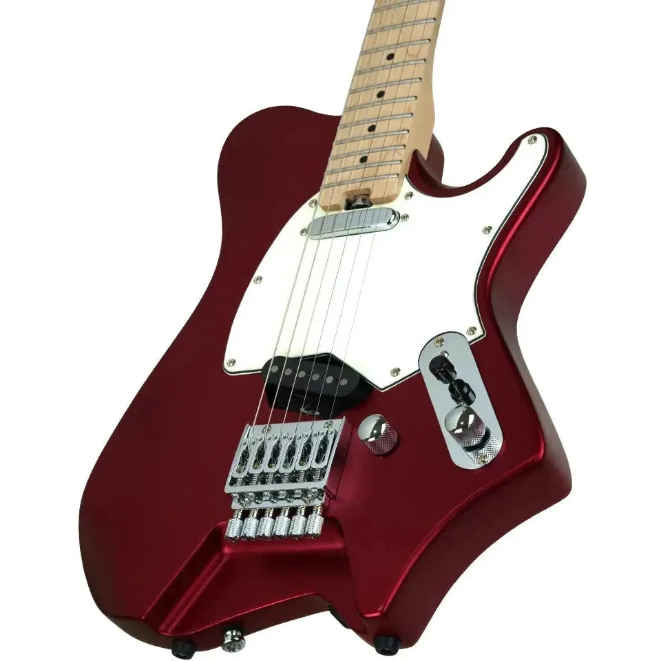 HILS HNT1M – Satin Ruby Red – Headless 6-String Guitar