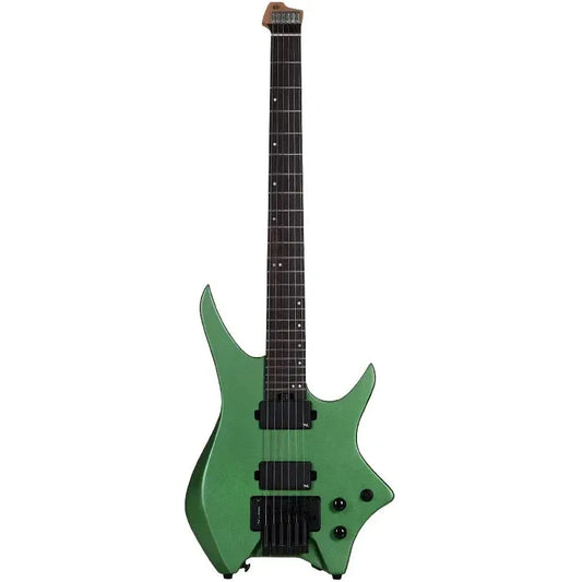 HILS HN5 – Satin Metallic Emerald Green – Headless 6-String Guitar