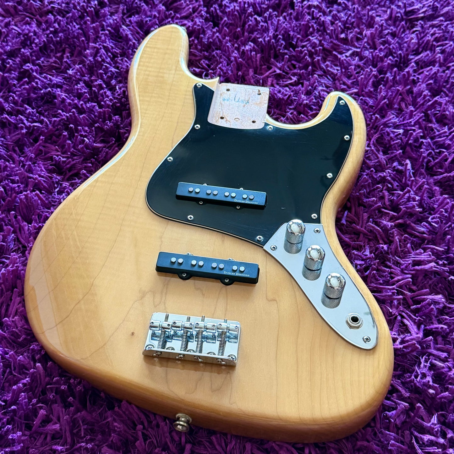 2010s Squier Vintage Modified 70s Jazz Bass Natural (Loaded Body)