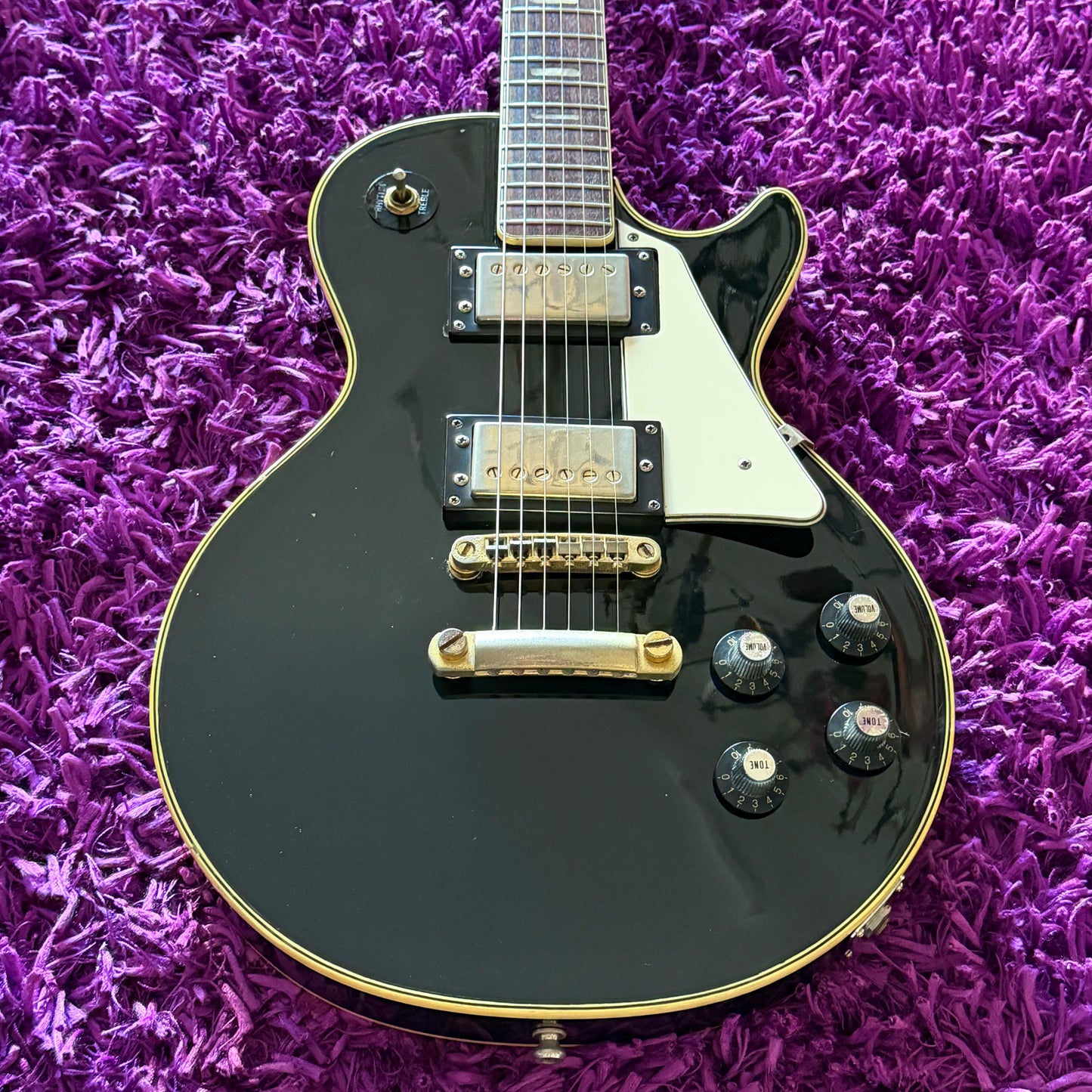 Early 1970s Aria 5522 Les Paul Custom Style Electric Guitar (MIJ Matsumoku)