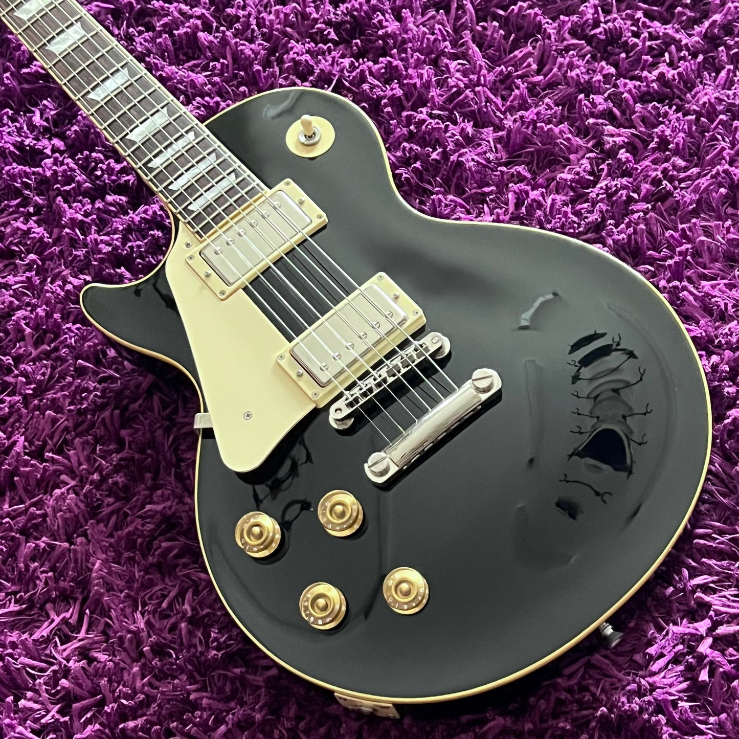 2003 Epiphone Elite Les Paul Standard Left Handed Black (MIJ Fujigen) (w/ OHSC)