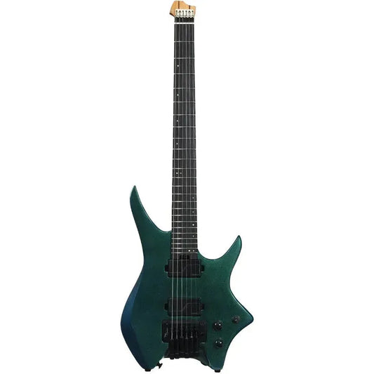 HILS HN6 – Gloss Cosmic Green – Headless 6-String Guitar