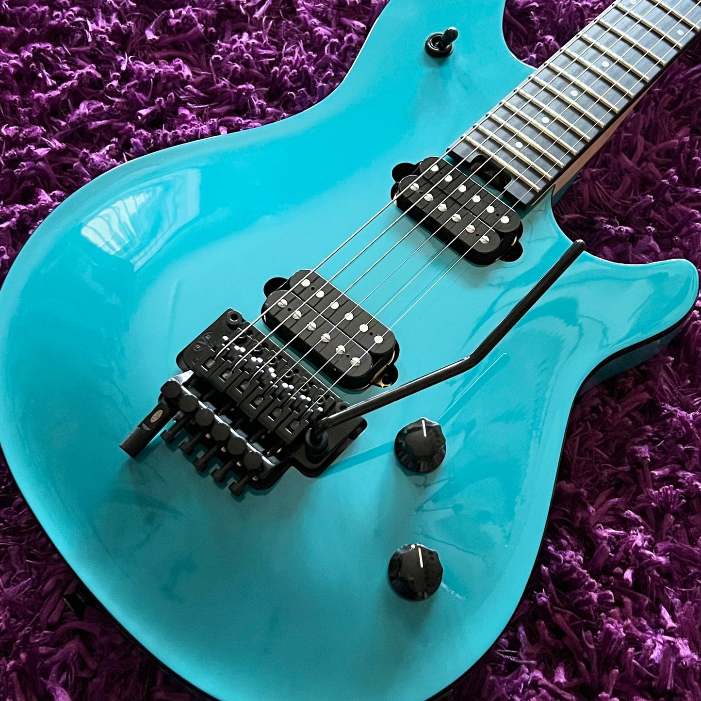 2020 EVH Wolfgang Special, Ebony Fingerboard, Miami Blue (w/ HSC)