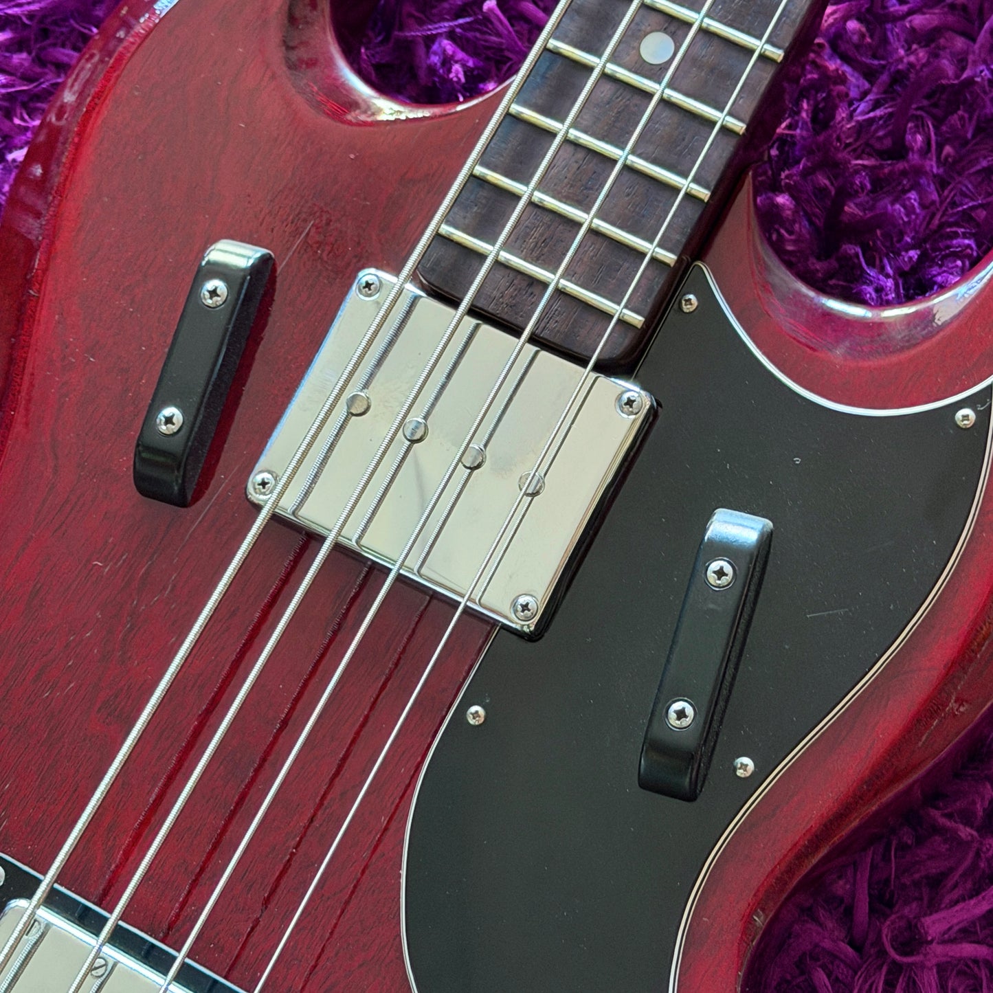 Early 1970s Greco EB-350 SG Bass (Gibson EB-3 Style) (33.5" Scale) (MIJ)