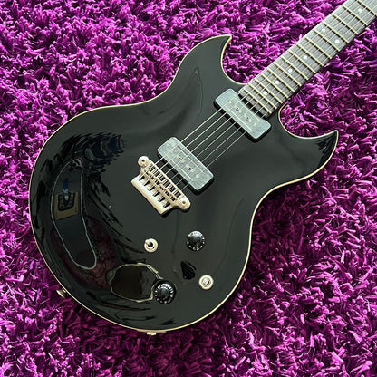 2010s Vox SDC-33 Double Cutaway Solid Body Electric Guitar Black