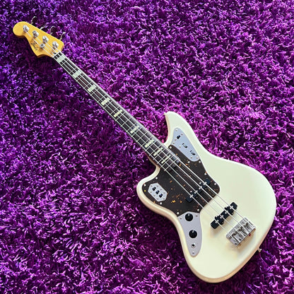 2010-11 Fender J-Craft JAB-LH Jaguar Bass Olympic White Left Handed (MIJ) (w/ Gig Bag)