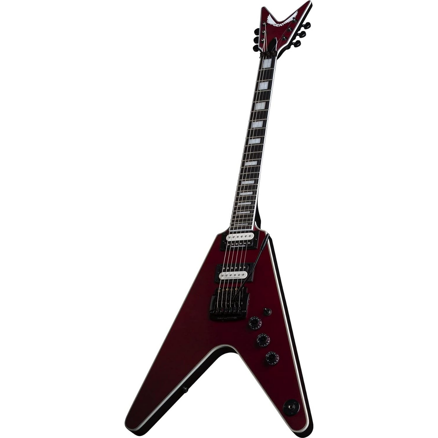 Dean V Select 24 Kahler Metallic Red Satin Electric Guitar