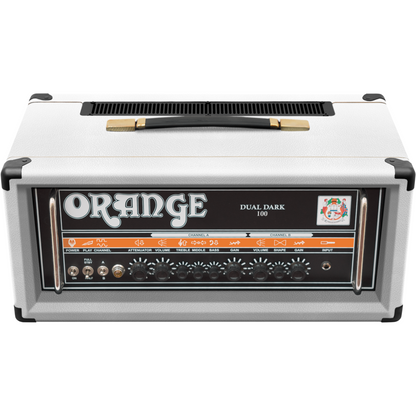Orange Dual Dark 100 DD100H Limited Edition Amp Head - White