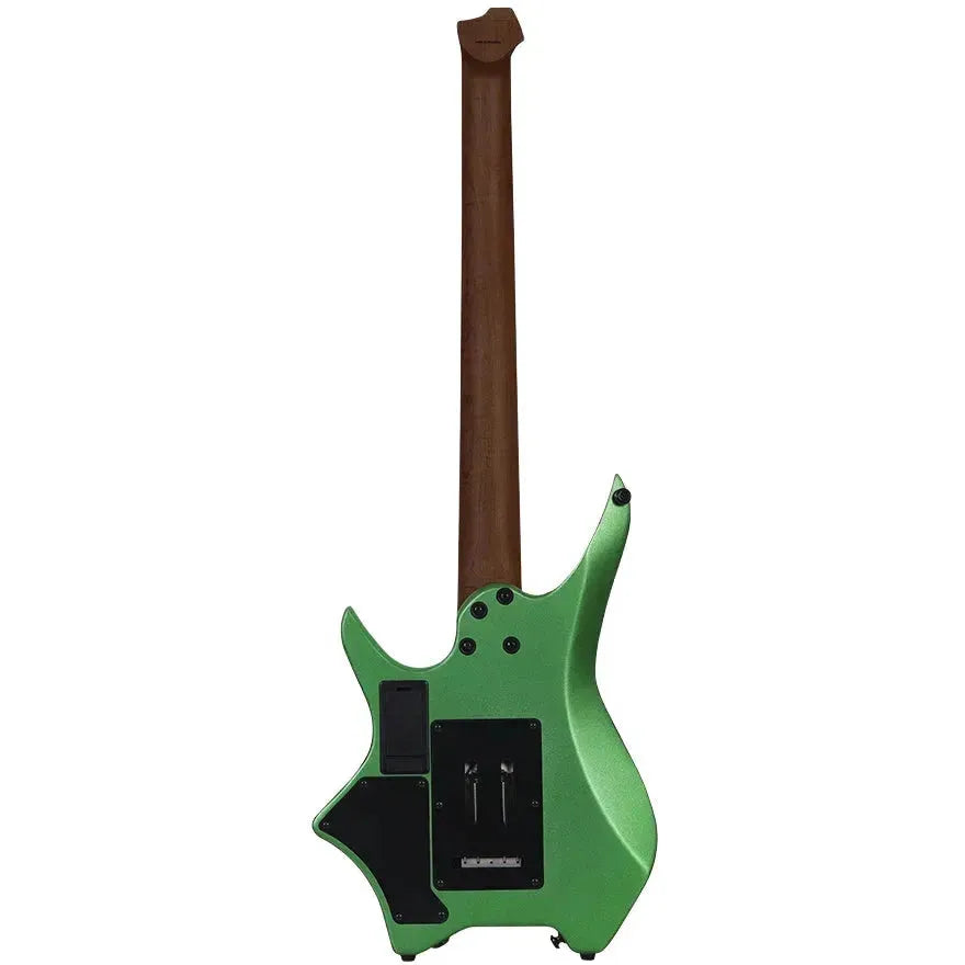 HILS HN5 – Satin Metallic Emerald Green – Headless 6-String Guitar