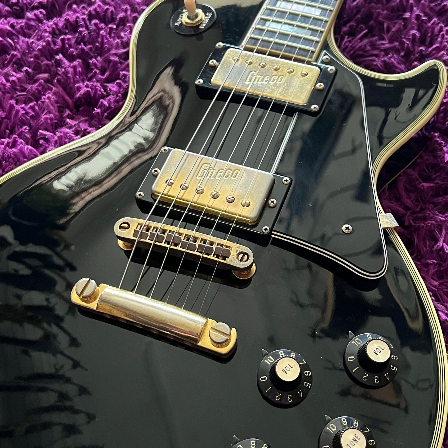 1974 Greco EG-650B Les Paul Custom Black (MIJ Matsumoku)