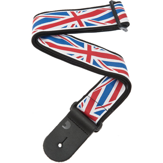 D'Addario Woven Guitar Strap, Union Jack